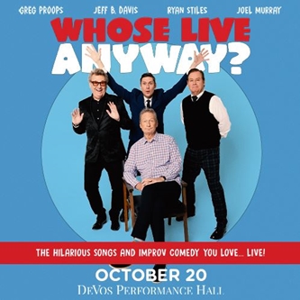 New Improv Tour: Whose Live Anyway, Coming to DeVos Performance Hall Sunday, October 20