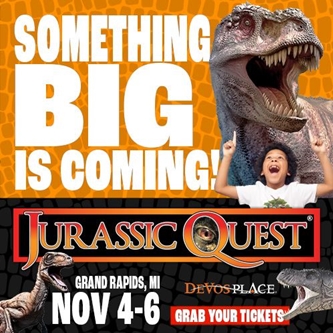 Jurassic Quest, Nation's Biggest Dinosaur Experience, Migrates to Grand Rapids