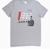 Postage Stamp T-shirt - Gray - Medium