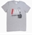 Postage Stamp T-shirt - Gray - Small