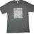 Maze T-shirt - Charcoal - Medium