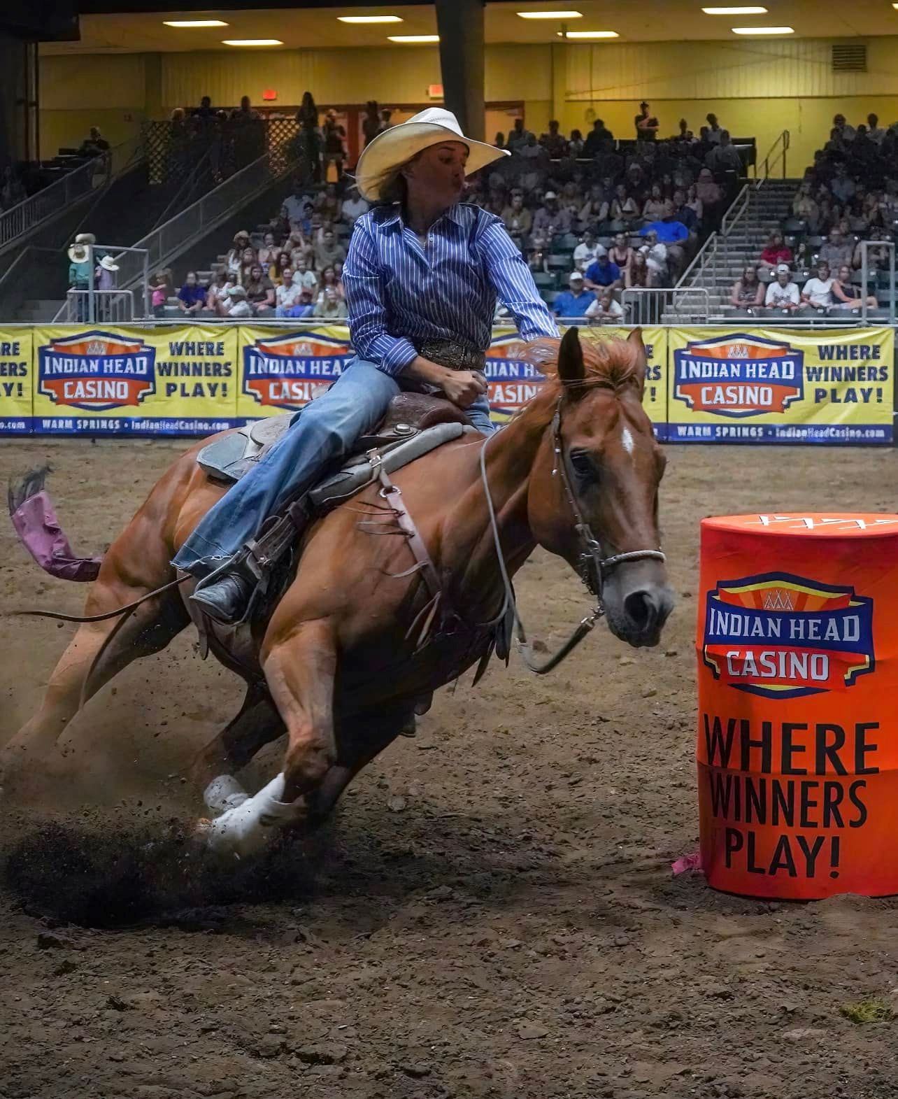 Barrel Racer Land NPRA Rodeo 2026 Redmond Oregon | Deschutes County Fair & Rodeo