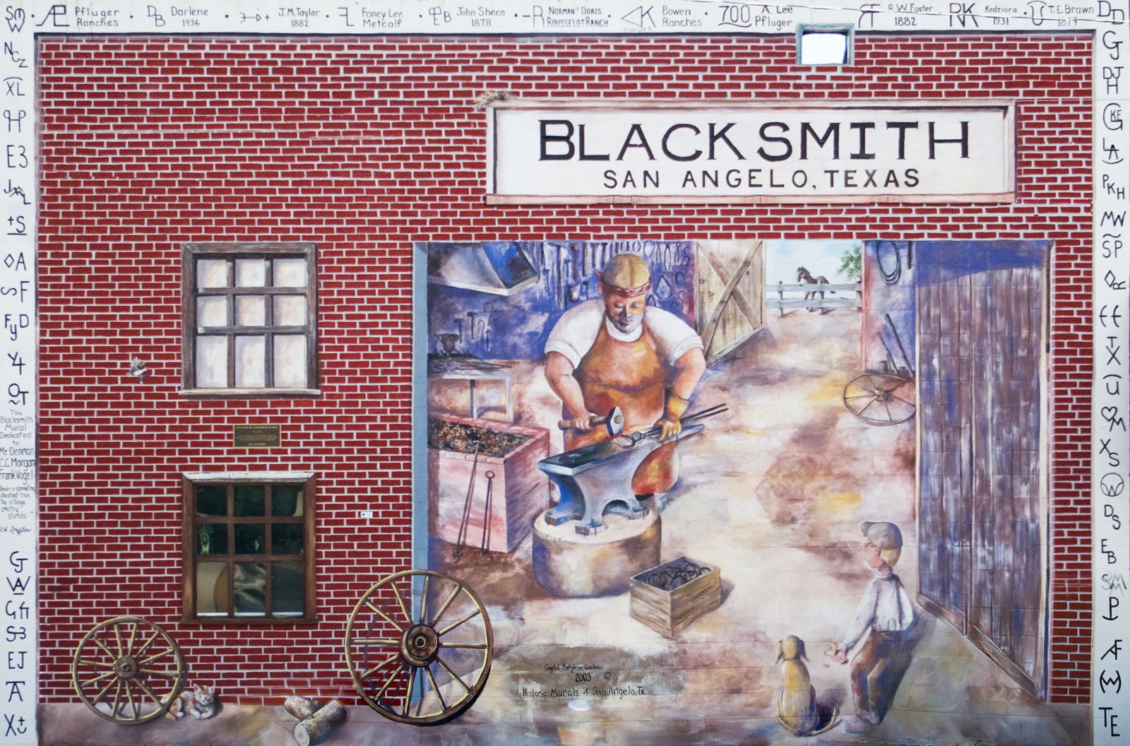 The Blacksmith Mural