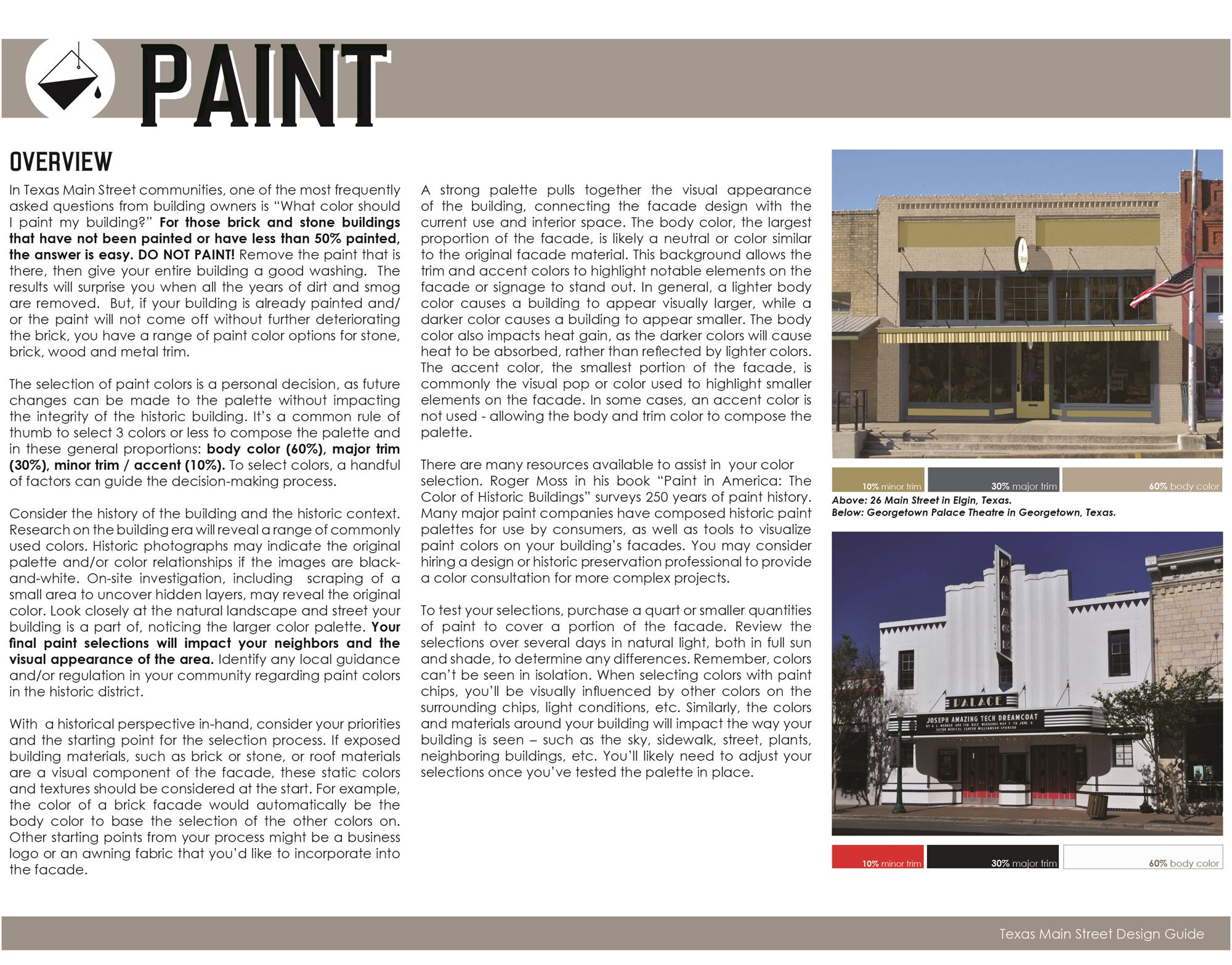 Poor Paint Design Chart.pdf Downtown Mesquite Design Guidelines