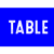 Reserved Table (1 table, 8 chairs)