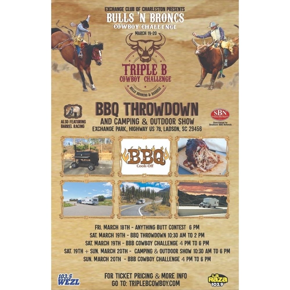 Triple B Cowboy Challenge & BBQ Throwdown poster