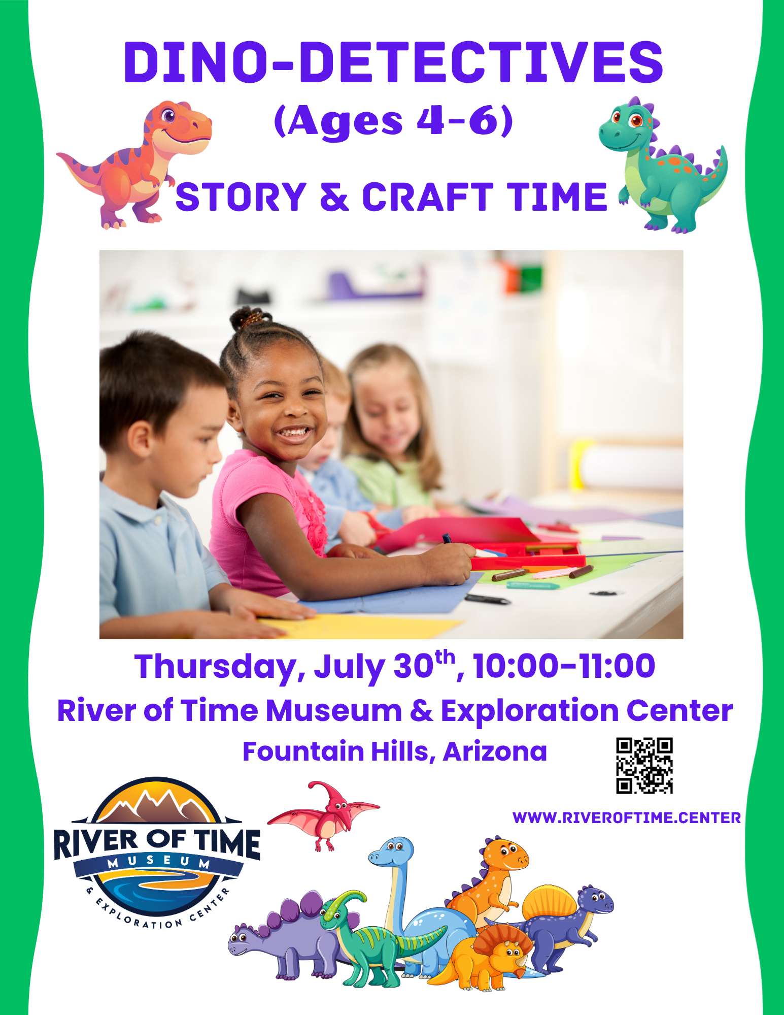 Dino-Detectives: A Prehistoric Adventure for Young Explorers flyer