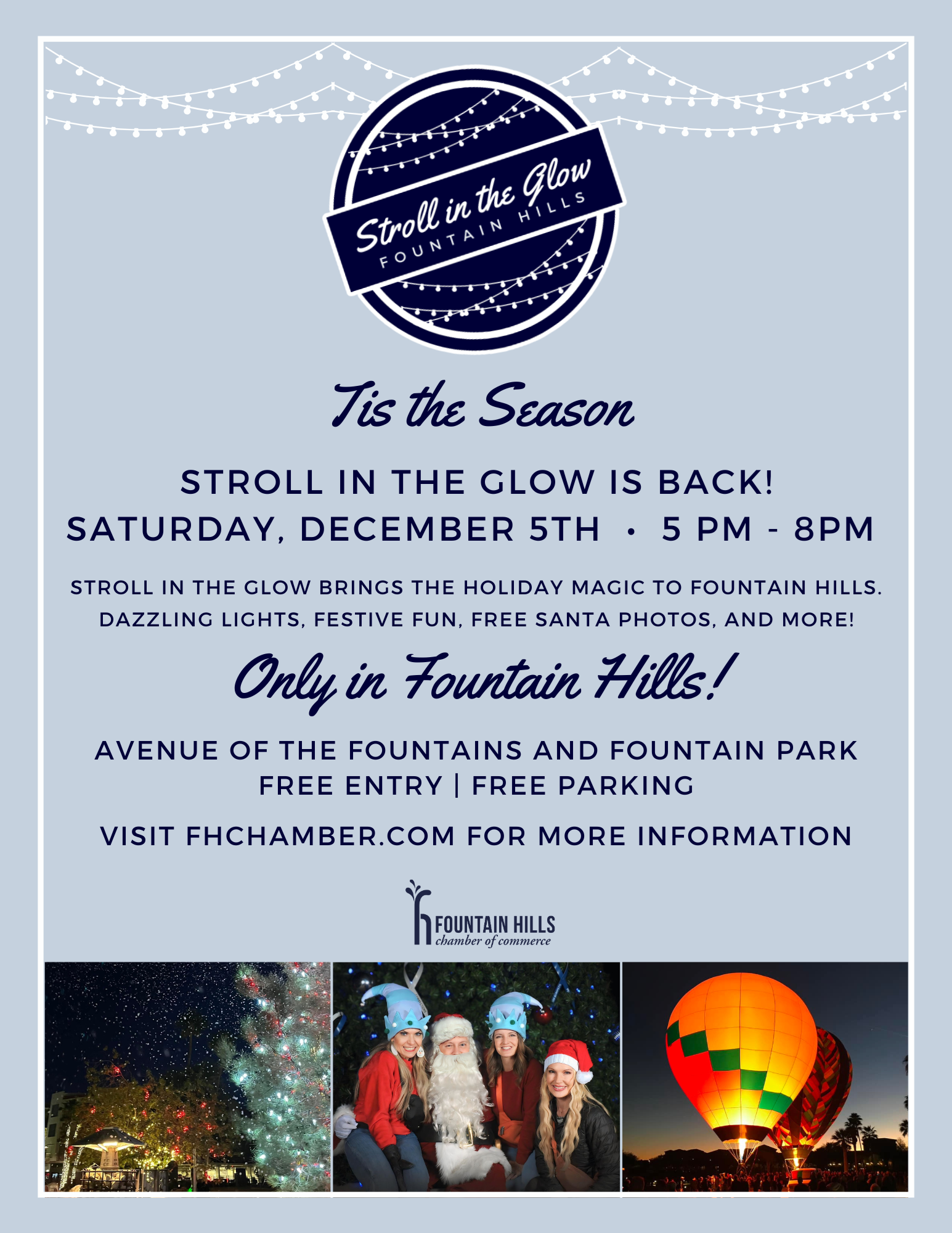Stroll in the Glow 2026 flyer