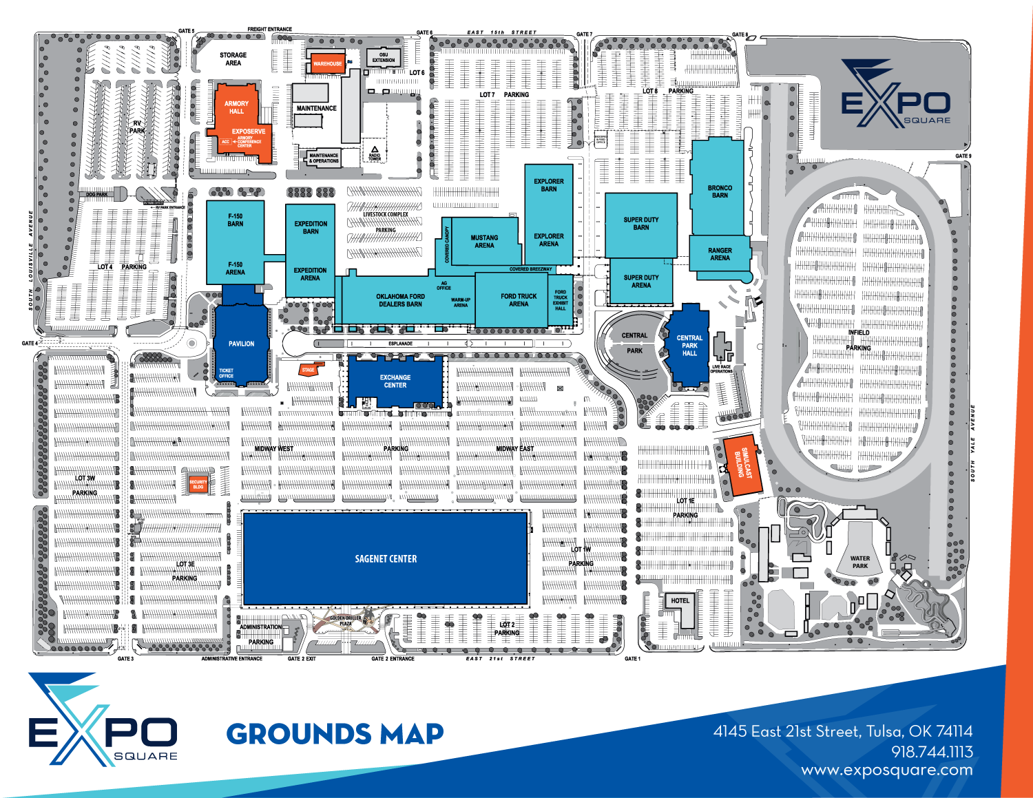 Expo Square Grounds Map