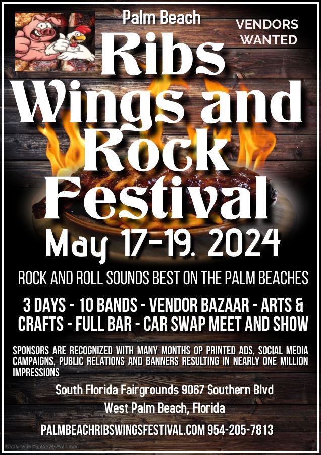 2040 Palm Beach Ribs Wings & Rock Festival