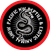 This is the show logo:  A black circle with a red ring around it, and a drawing of a snake in the middle with the words Pacific NW Reptile & Exotic Animal Show going around it 