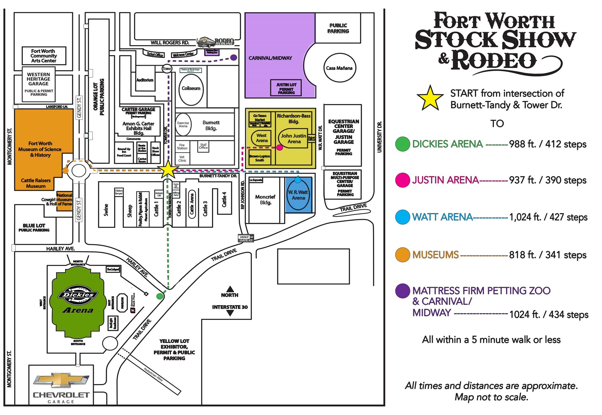 Map Of Fort Worth Party
