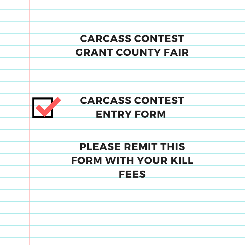 Carcass Entry Form