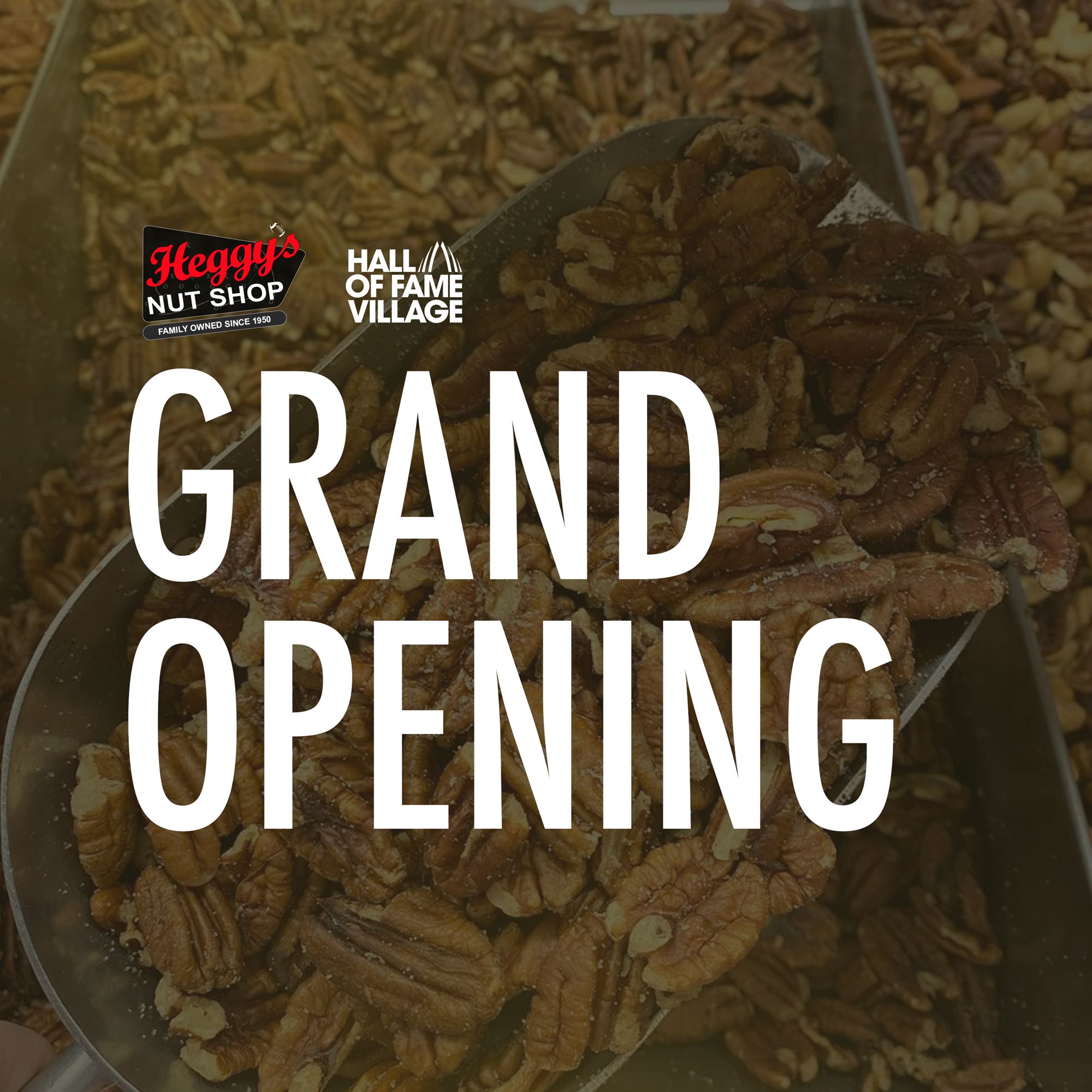 Hall Of Fame Village Celebrates Grand Opening Of Heggy’s Nut Shop In Fan Engagement Zone