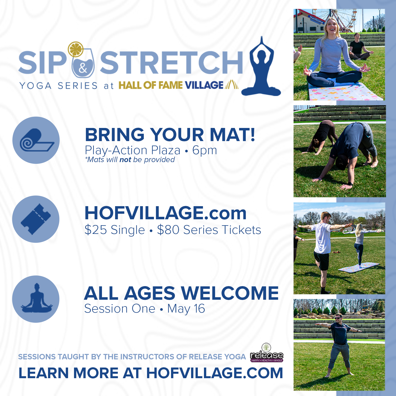 Sip and Stretch Yoga Series