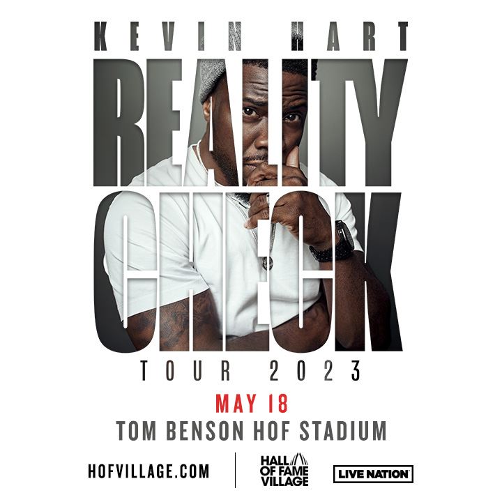Comedian Kevin Hart’s Reality Check Tour Is Coming to Tom Benson Hall of Fame Stadium May 18