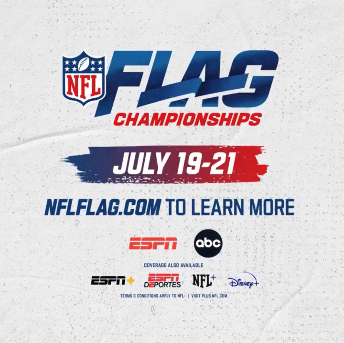 First-Of-Its-Kind NFL Flag Championships Coming This Summer