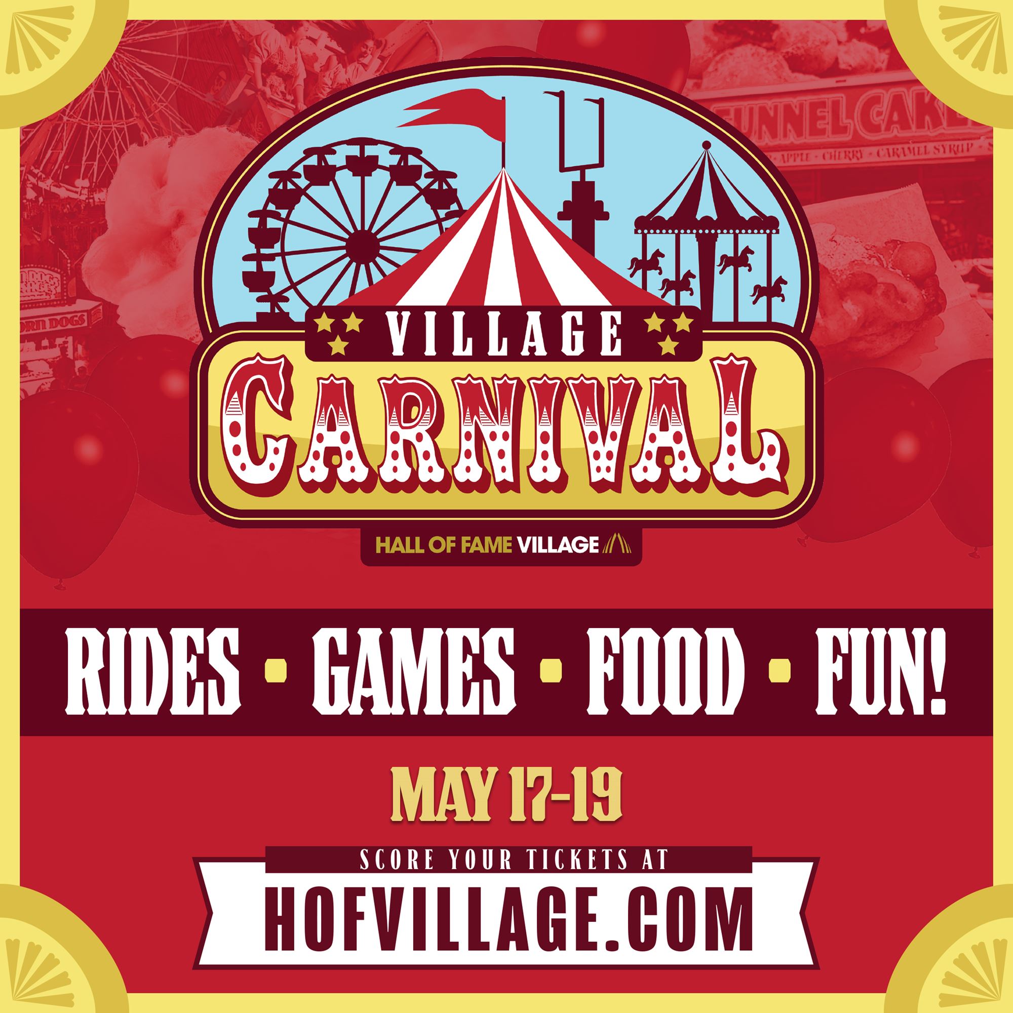 First-Ever Carnival Coming To Hall Of Fame Village
