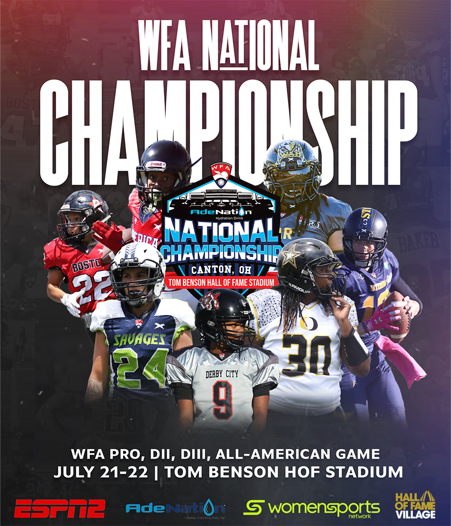 Get Ready to Score! Hall of Fame Village Announces Tickets for Women’s Football Alliance National Championship Weekend