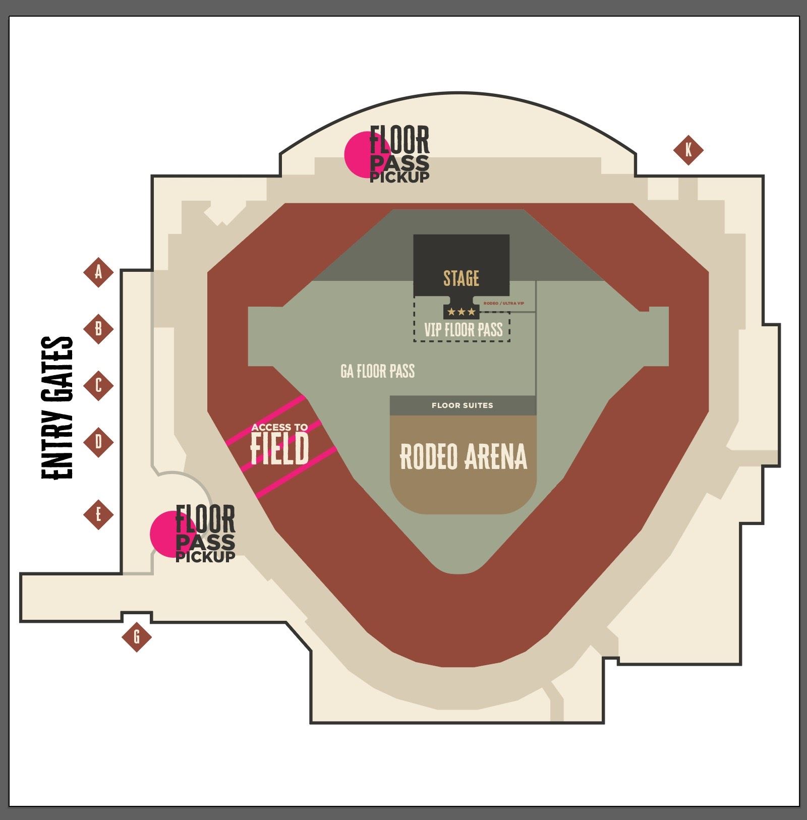 Houston Rodeo Map Floor NRG Center Floor Plan