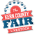 Kern County Fair livestock logo with Ferris Wheel