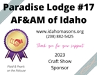 Paradise Lodge #17, AF&AM