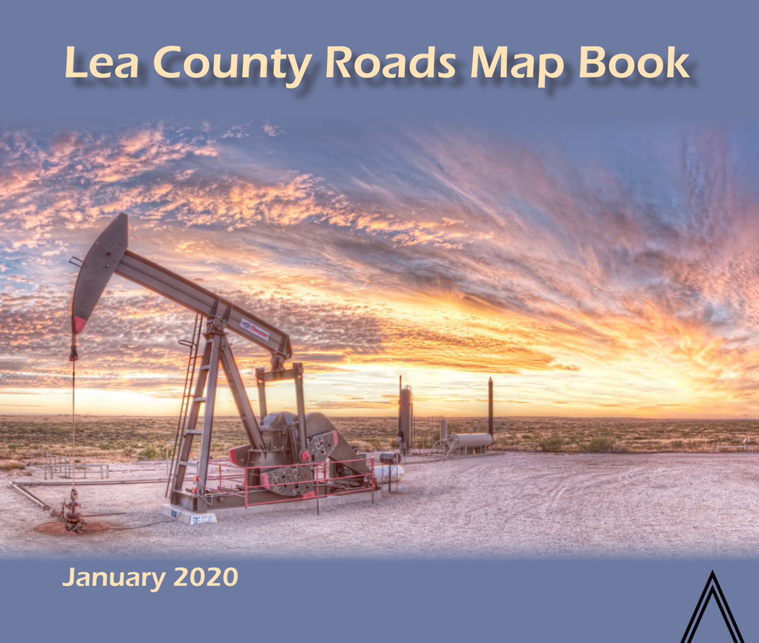 Lea County Wall Map 2020