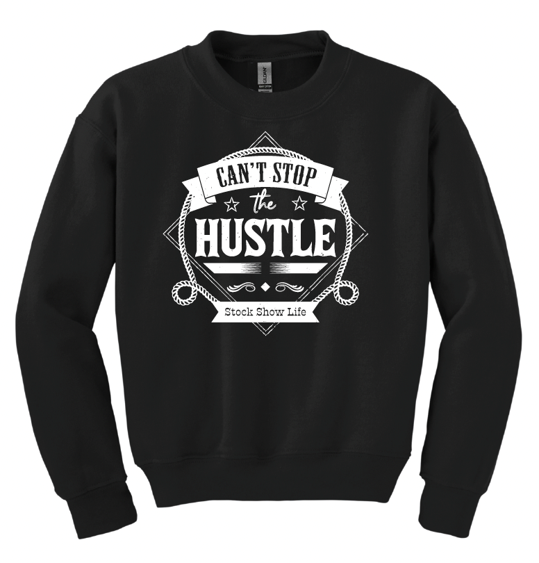 Can't Stop the Hustle Youth Crewneck