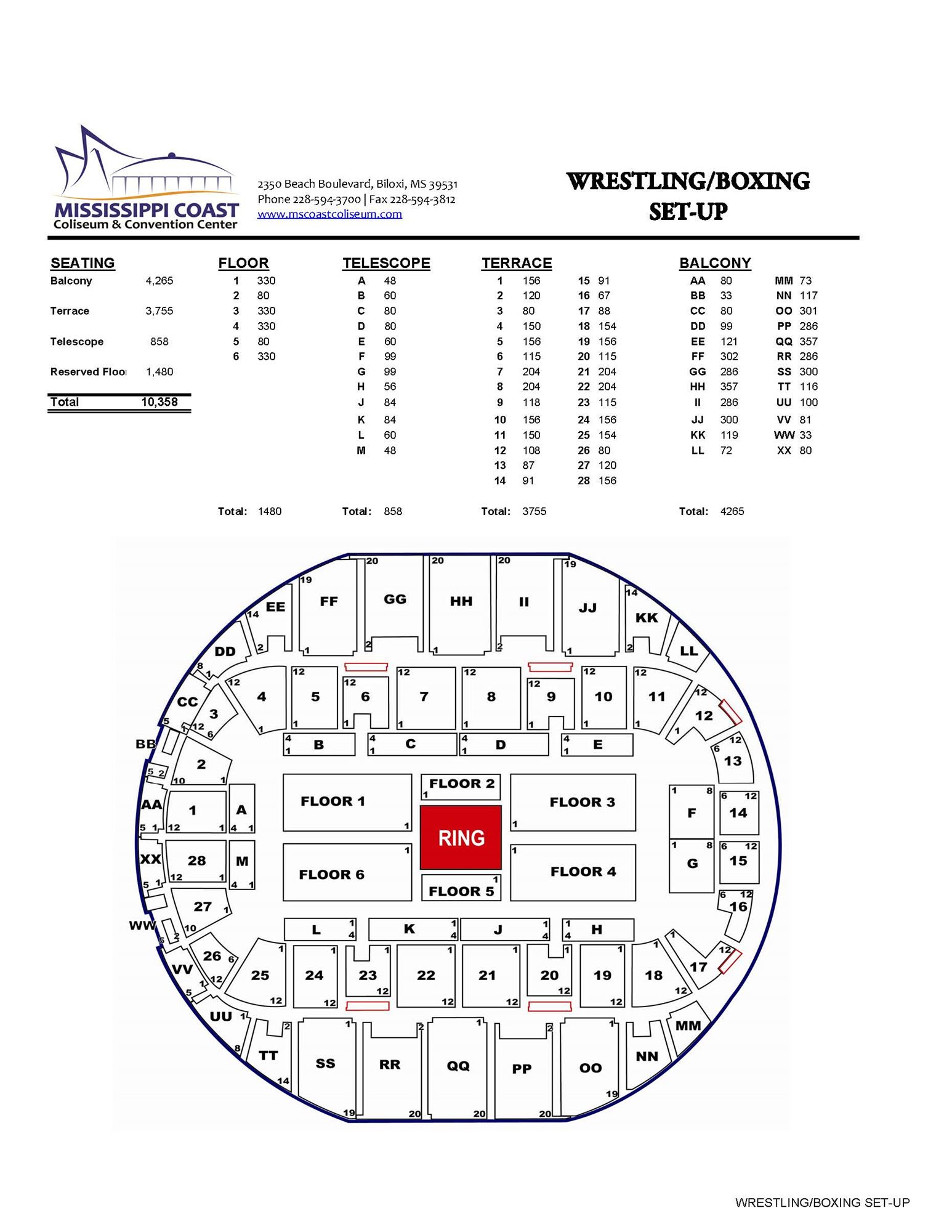 Mississippi Coliseum Seating Chart Driving Directions To Mississippi