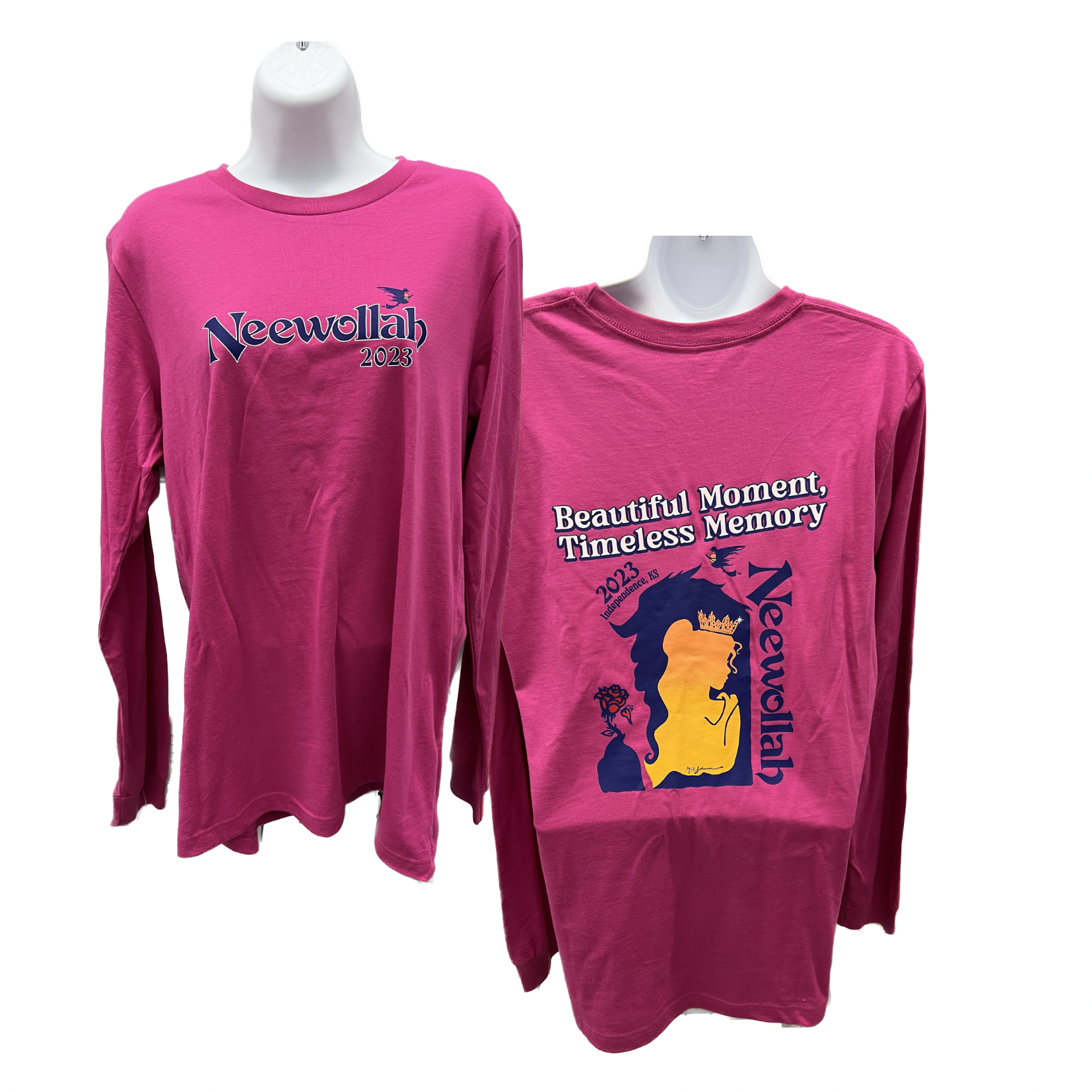 2023 Long Sleeve Logo Shirt Pink