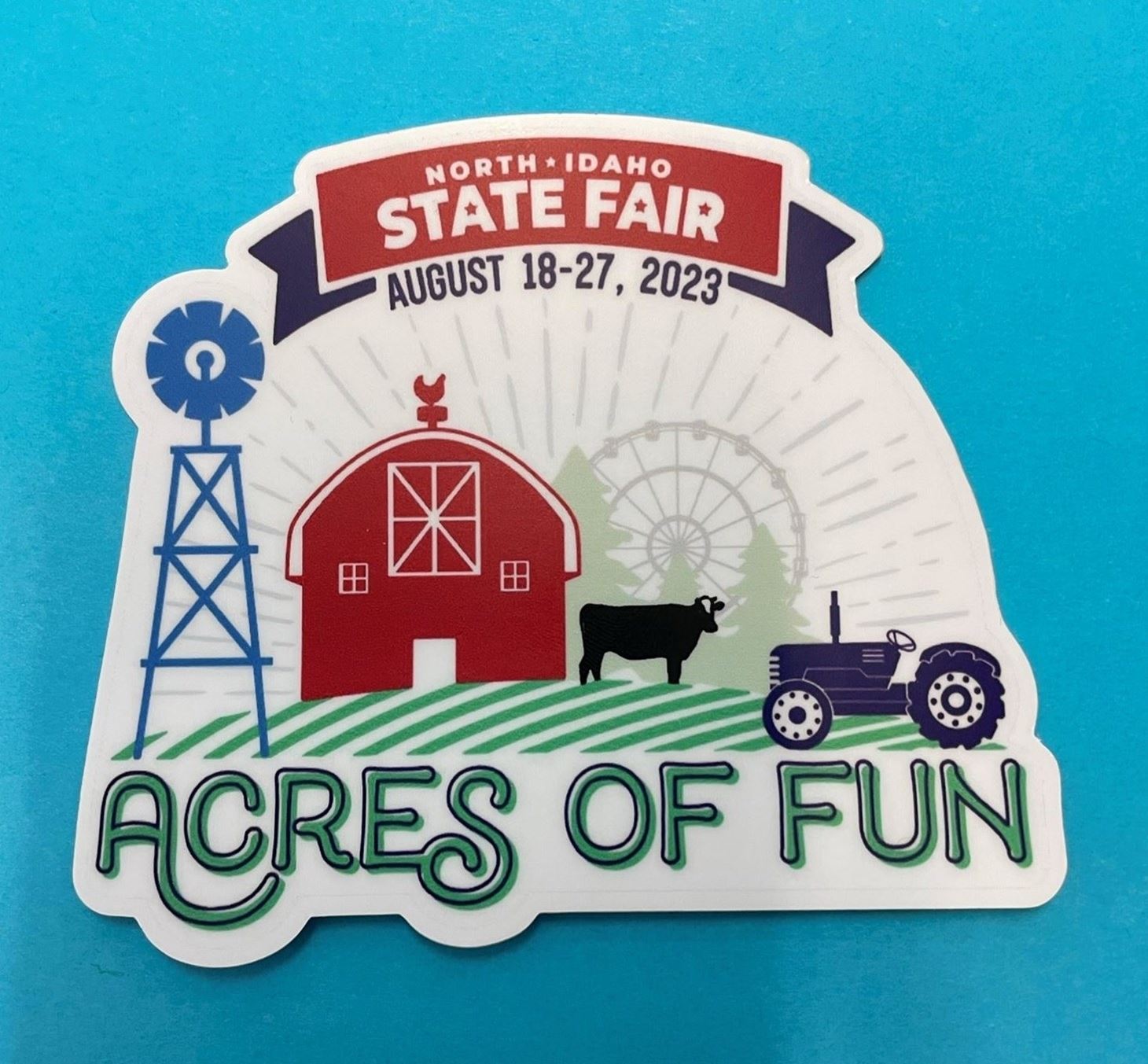 Acres of Fun 2023 Sticker