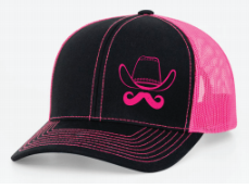 Pink Mustache GSS Hat
