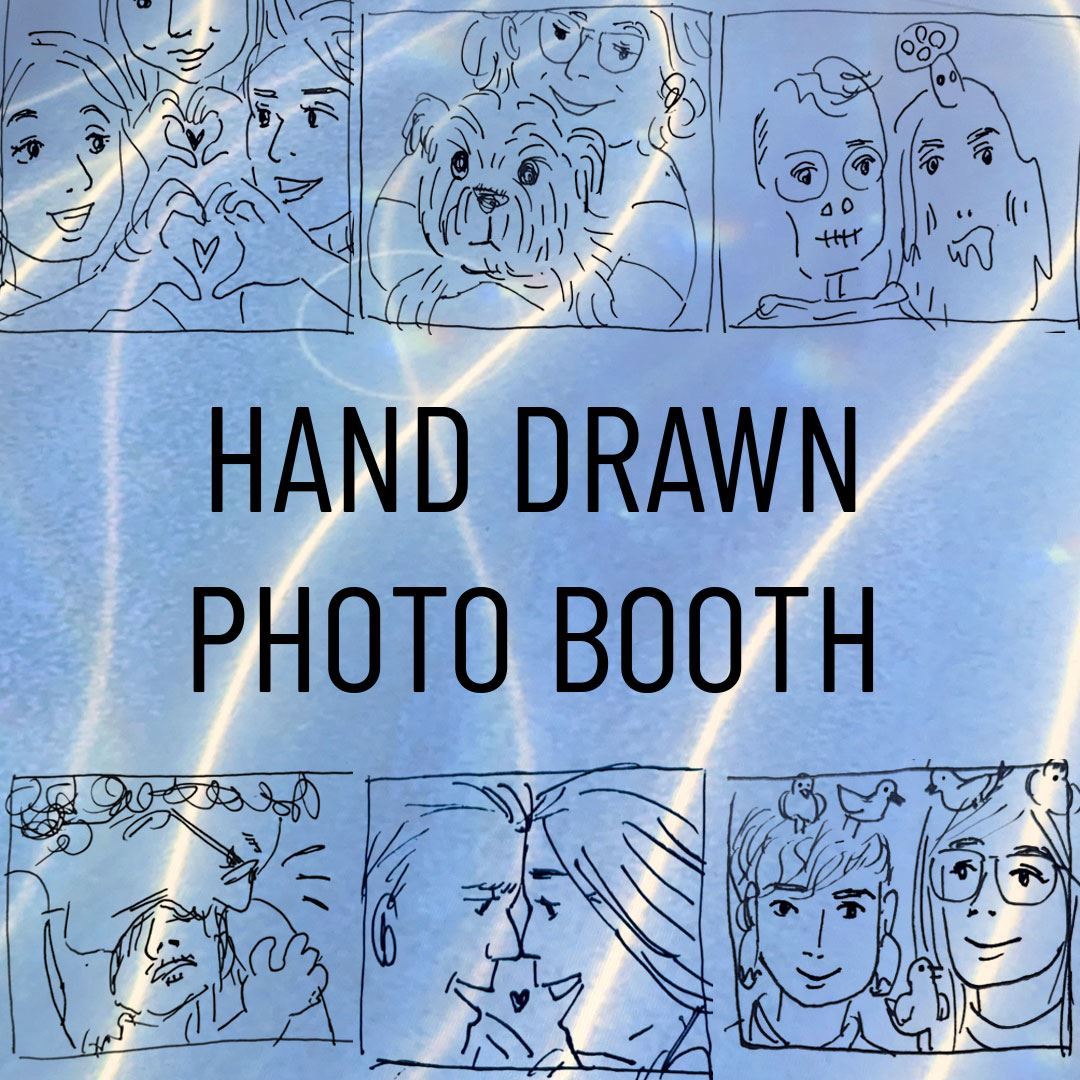 Hand Drawn Photo Booth PNW