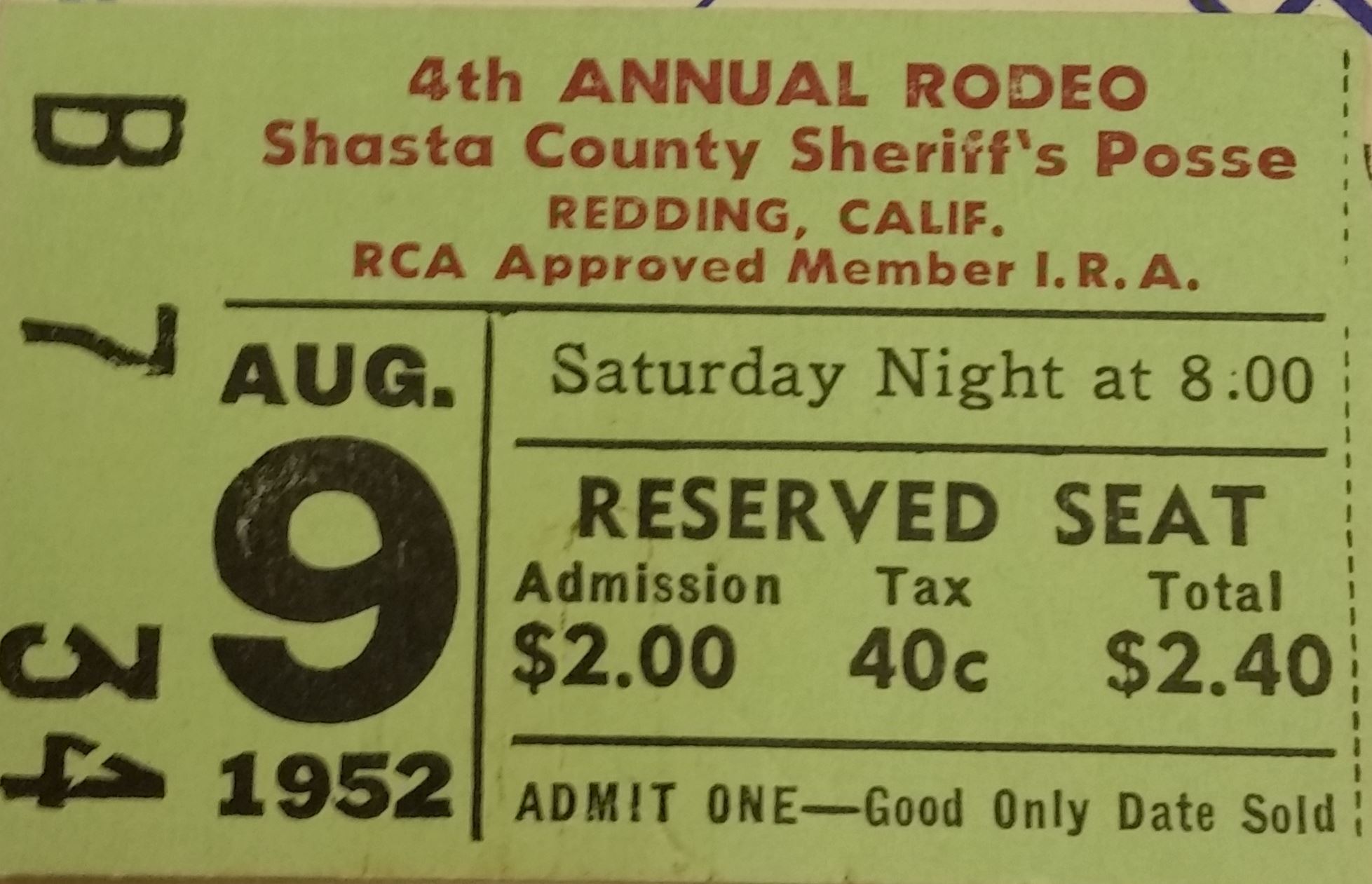 History of the Redding Rodeo