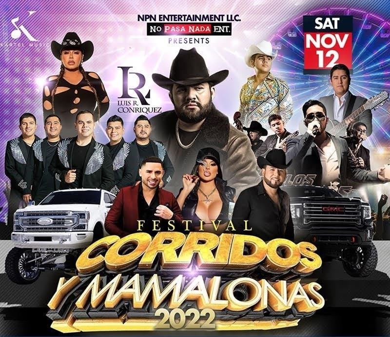 Corridos y Mamalona Festival<br>Nov. 12