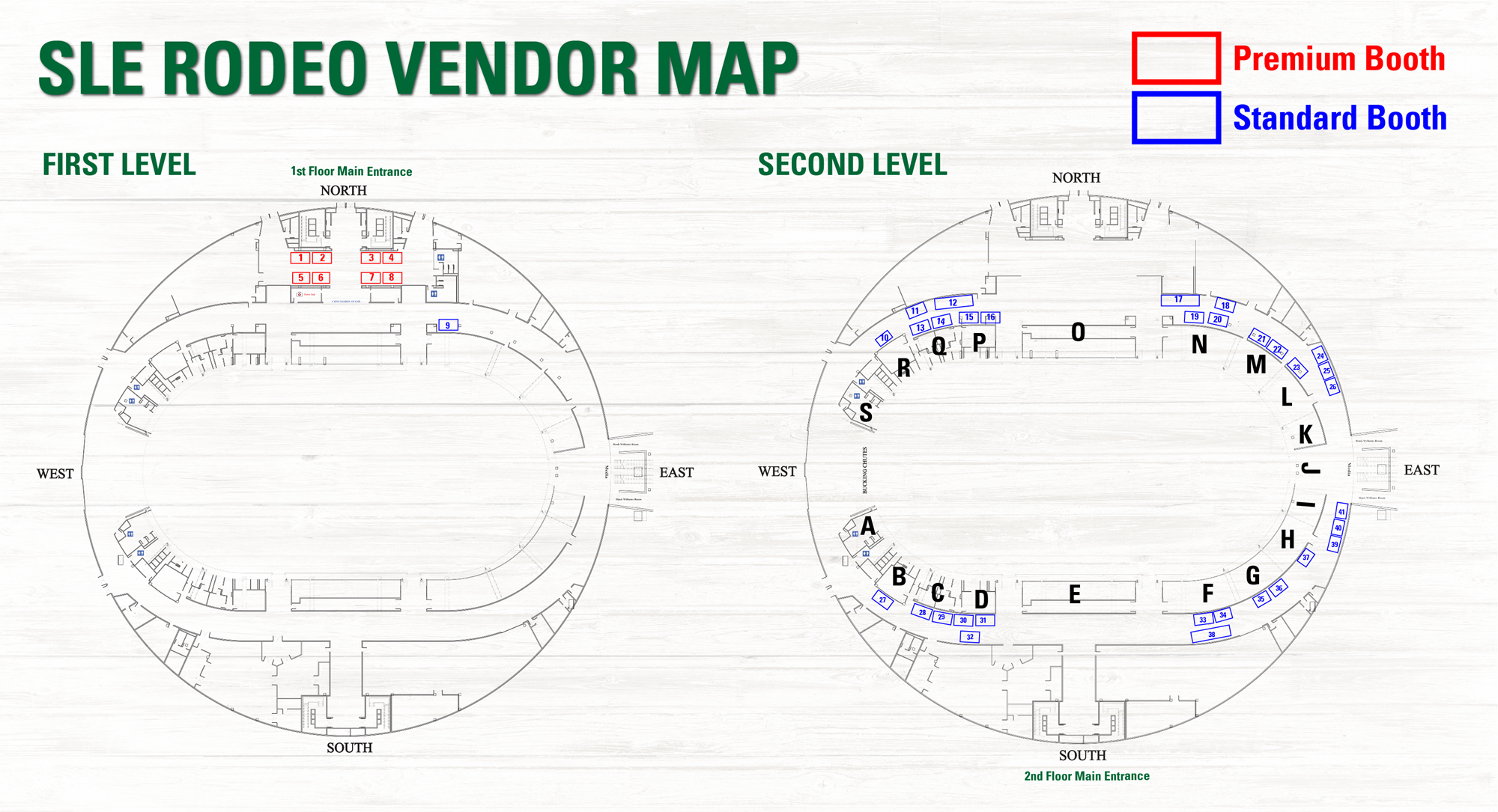 Sa Rodeo Grounds Map Vendors