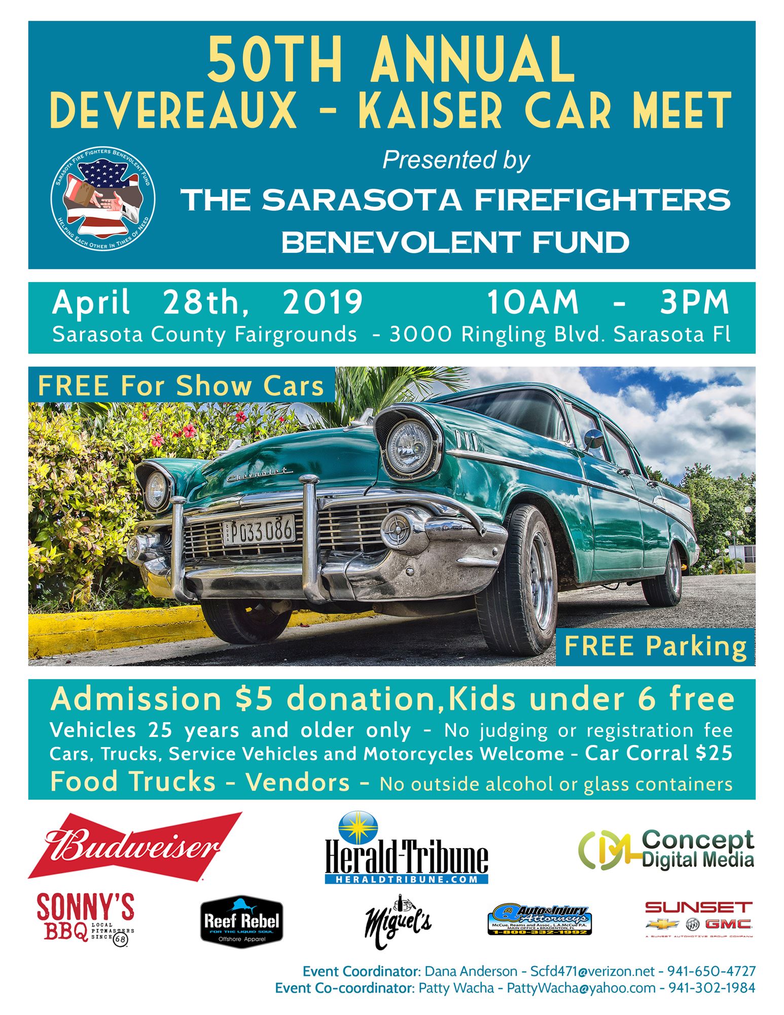 Sarasota Fire Fighter Benevolent Fund Car Show Sarasota Fire Fighter Benevolent Fund Car Show