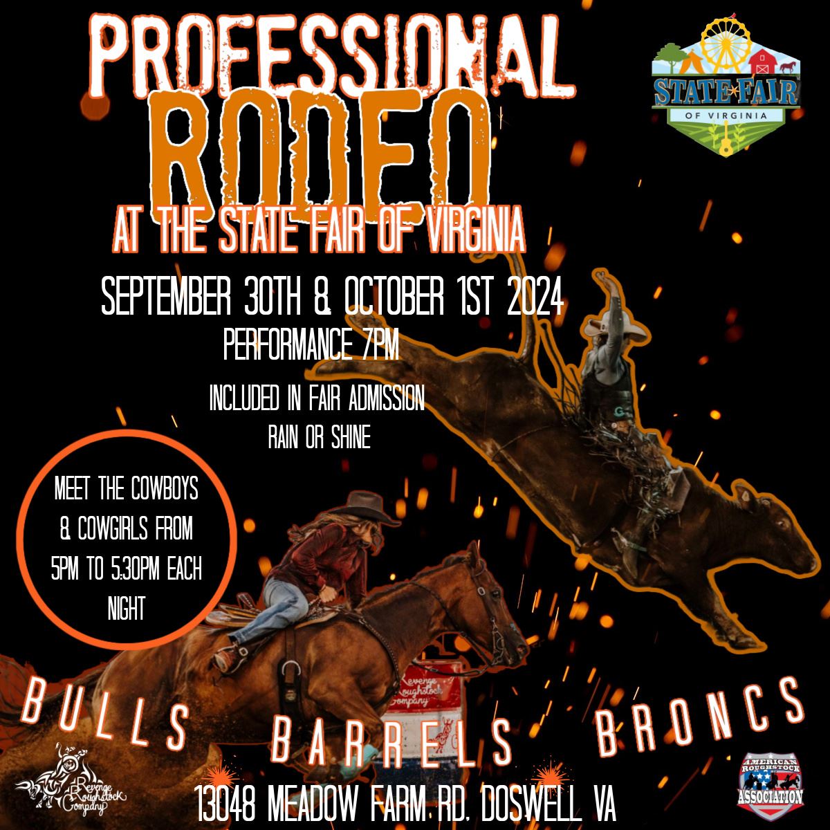 Virginia Rodeo Equine Competitions