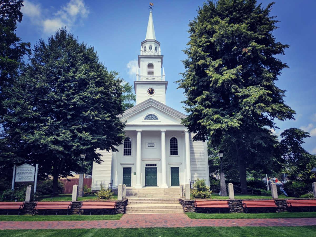 Photo of the Union Meeting House at Storrowton Village Museum