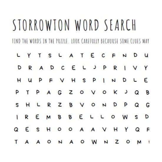 Storrowton Word Search