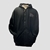 Big East Men's Schmidt Full Zip Hooded Sweatshirt Black - Large