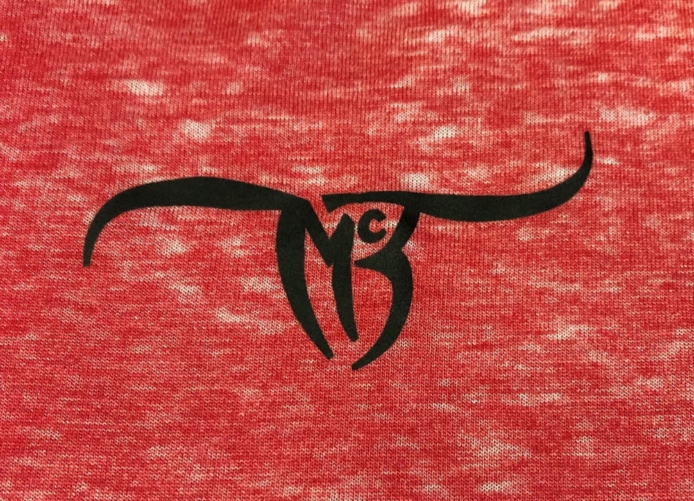 long horns, m, c, 3 logo