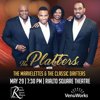 VenuWorks Presents The Platters with The Marvelettes and The Classic Drifters