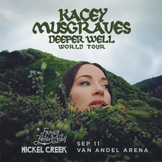 Kacey Musgraves Announces "Deeper Well World Tour" Coming to Van Andel Arena September 11, 2024
