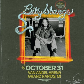 Billy Strings Confirms Fall Headline Tour coming to Van Andel Arena October 31