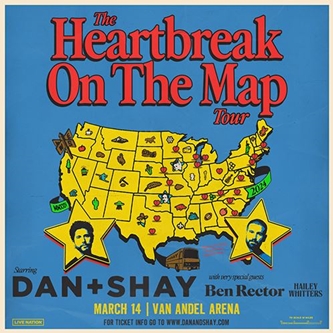 Dan + Shay Announce 2024 'The Heartbreak On The Map Tour' Coming to Van Andel Arena March 14, 2024