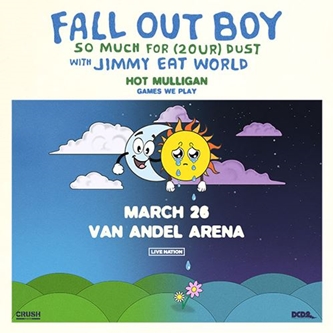 Fall Out Boy Announces So Much For (2OUR) Dust Coming to Van Andel Arena March 26, 2024