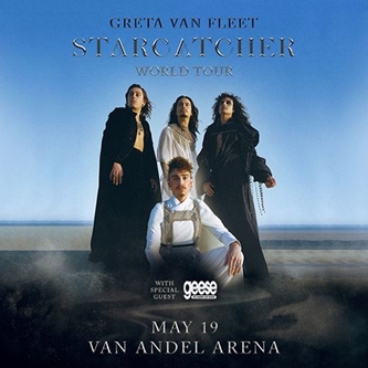 Grammy-Winning Rock Band Greta Van Fleet Extends Starcatcher World Tour to Van Andel Arena May 19