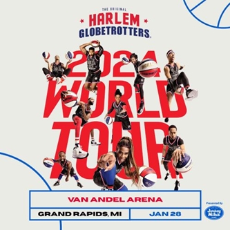 Harlem Globetrotters Return to the Court at Van Andel Arena January 28