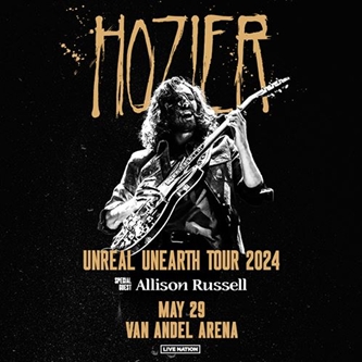 Hozier Announces Show at Van Andel Arena on May 29 for 2024 Unreal Unearth Tour